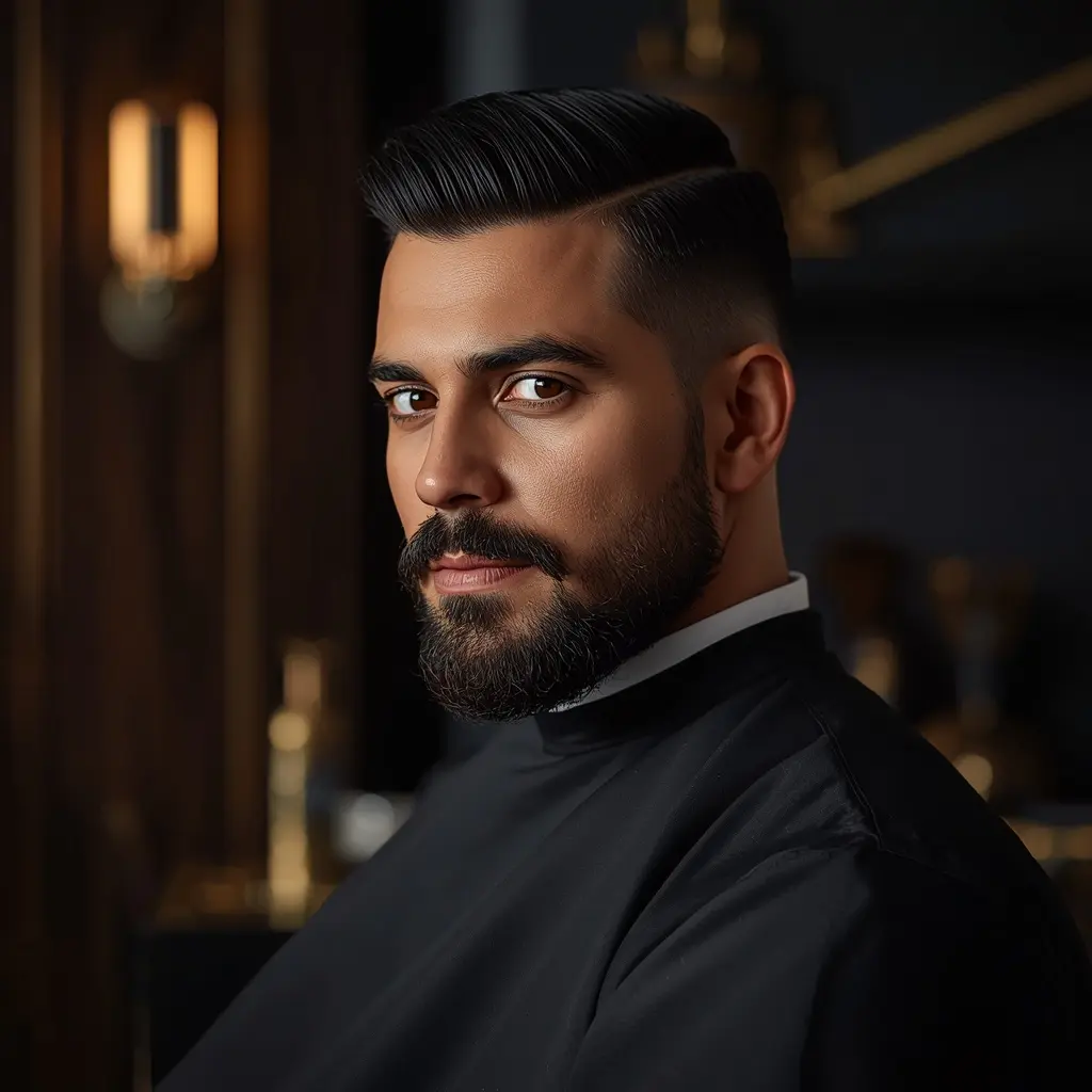 Marcus, MONARCH barber.
